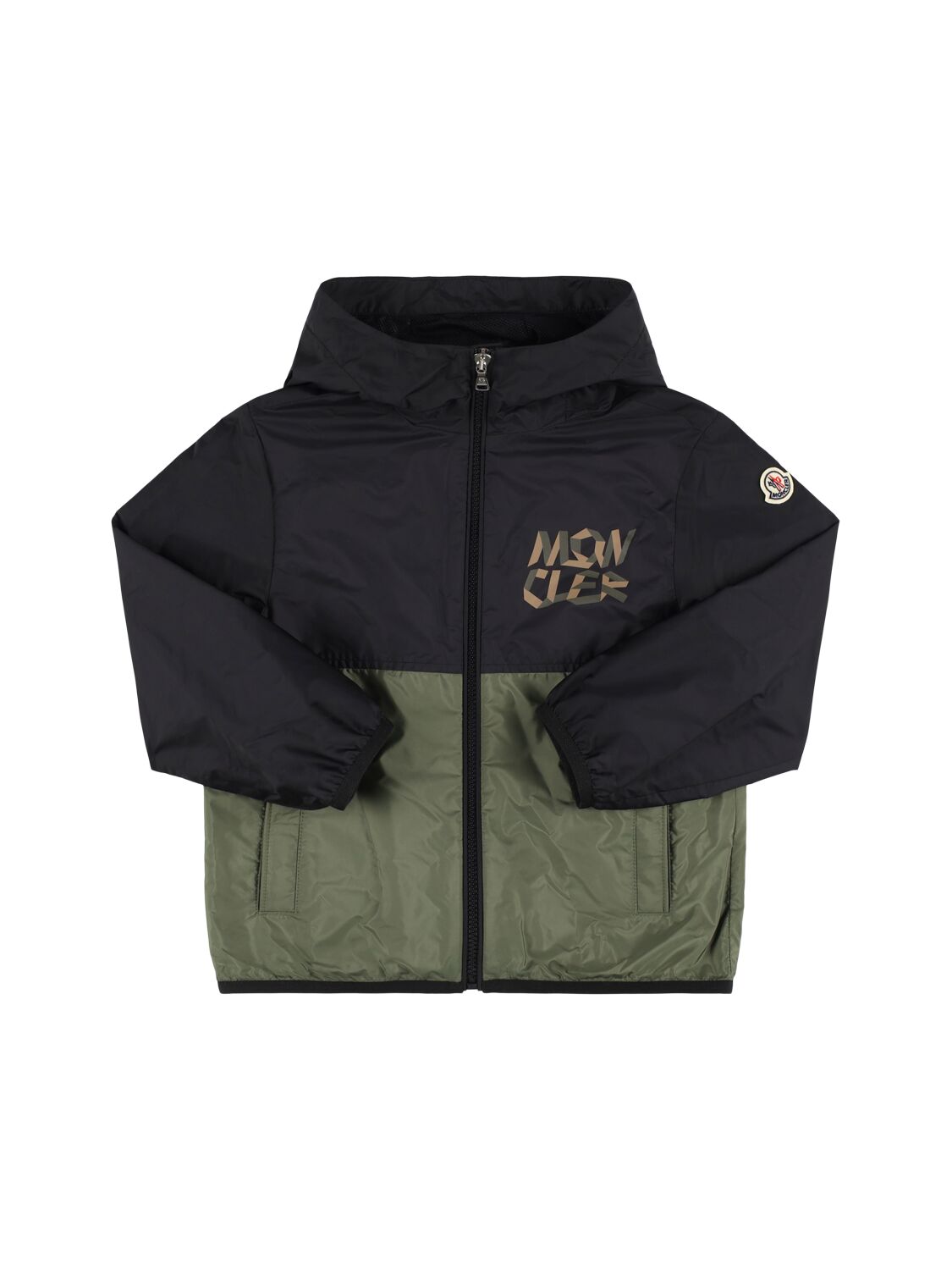 Moncler Kids' Evert Tech Jacket In Black