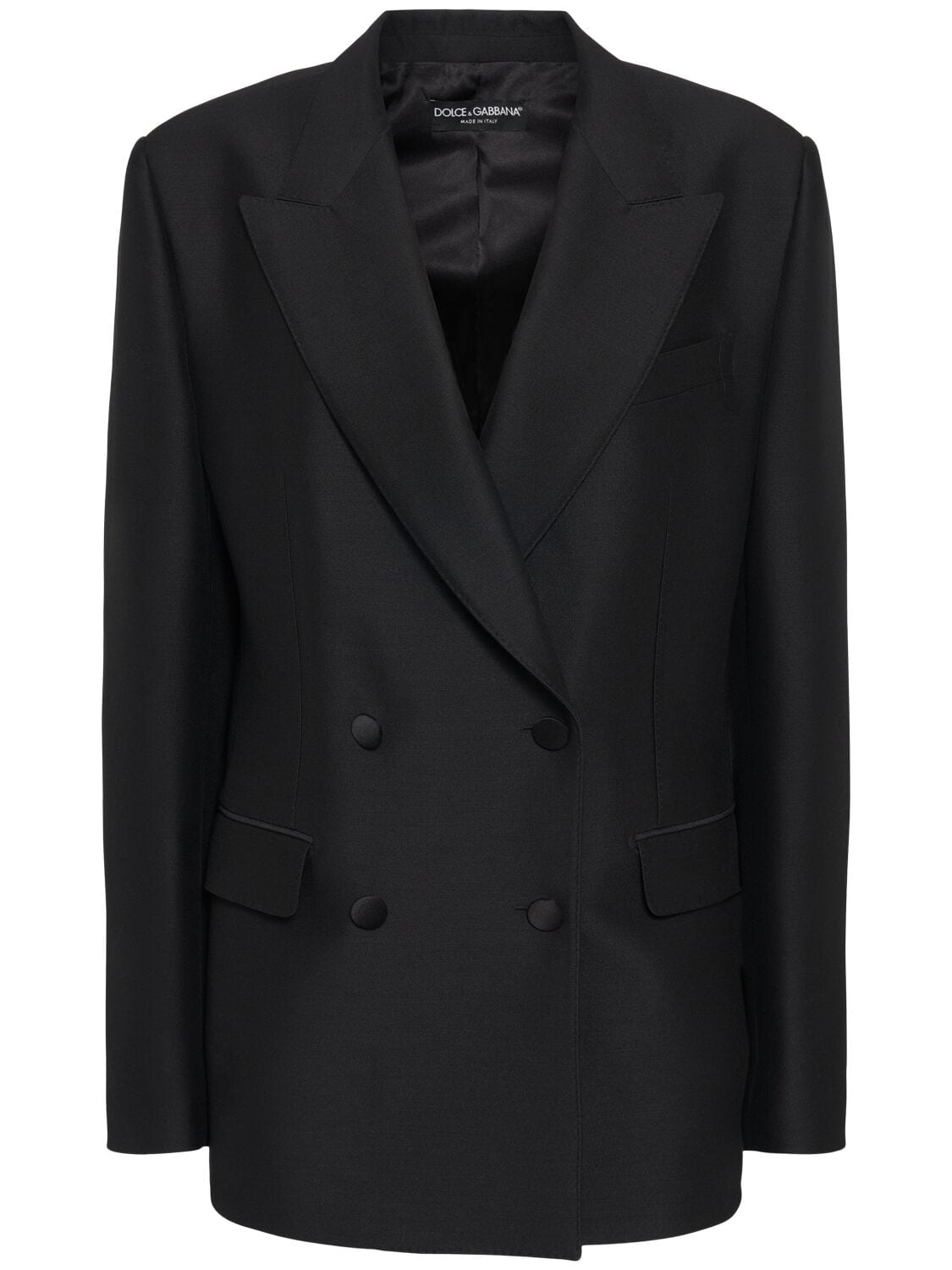 Wool Blend Double Breast Blazer