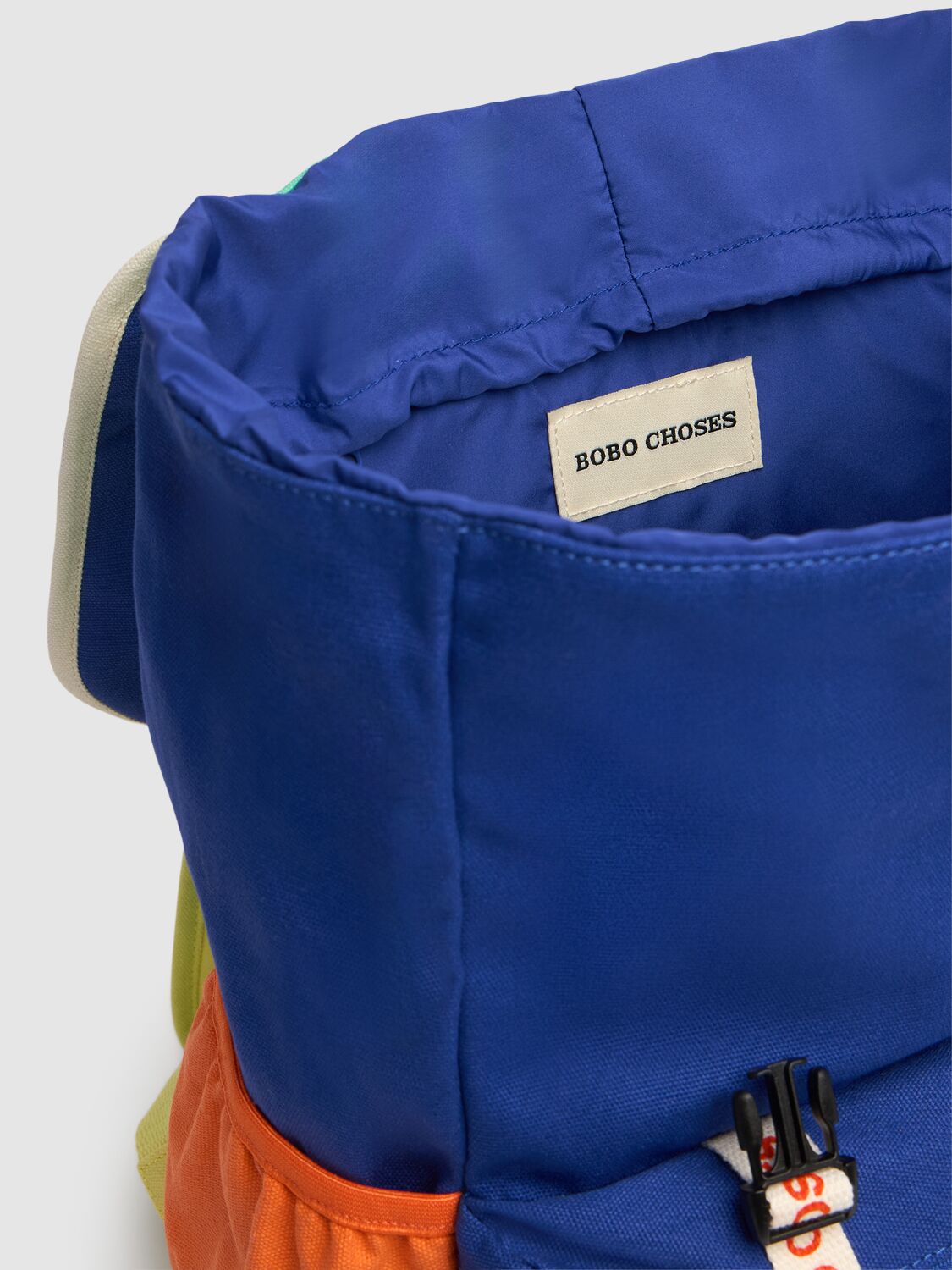 Shop Bobo Choses Cotton Canvas Backpack In 蓝色