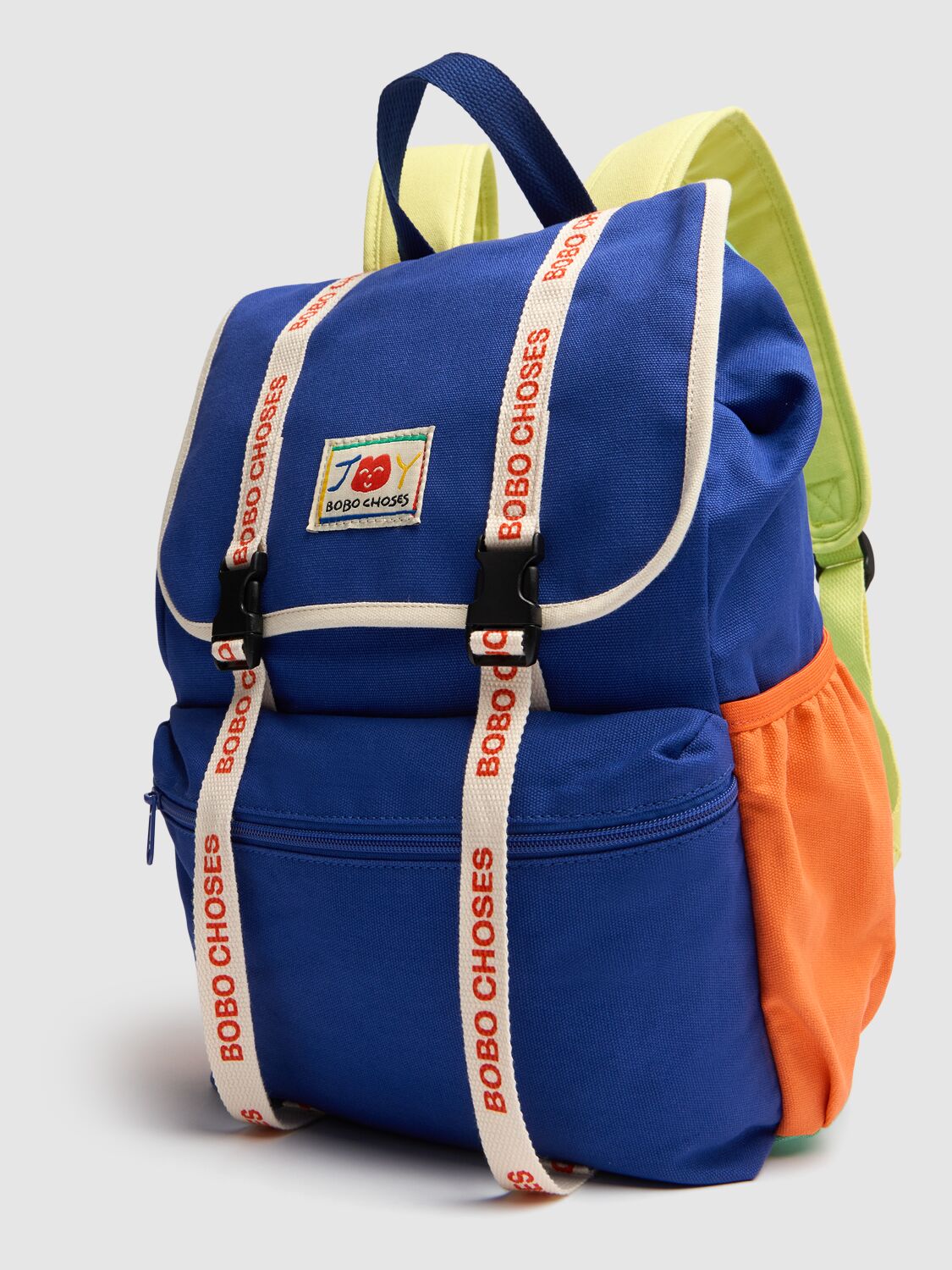 Shop Bobo Choses Cotton Canvas Backpack In 蓝色
