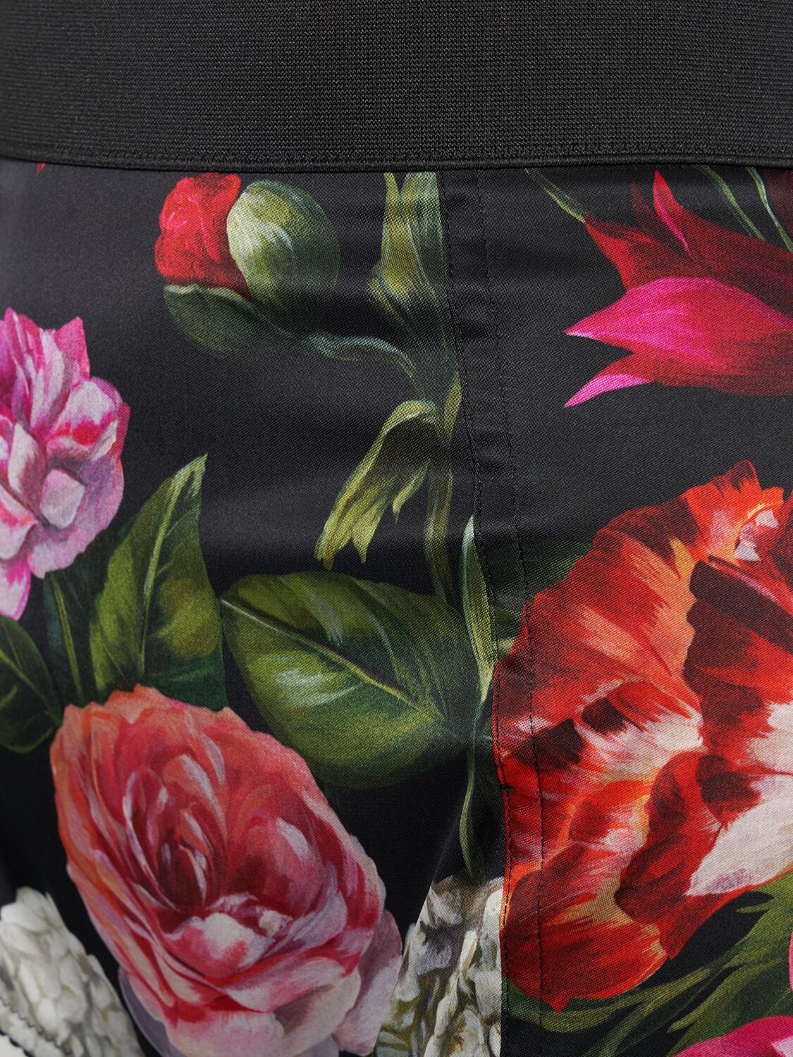 Dolce & Gabbana Printed Satin Shorts