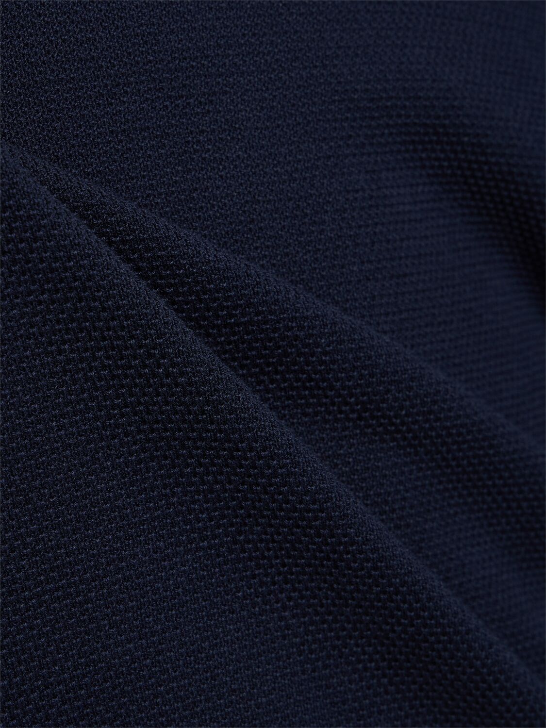 Shop Hugo Boss Ecaio Cotton Knit Sweater In Dark Blue