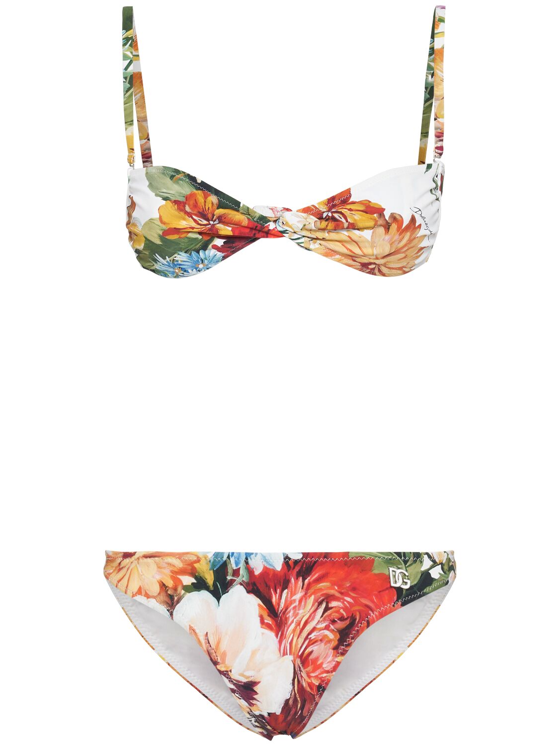 Dolce & Gabbana Printed Jersey Bikini