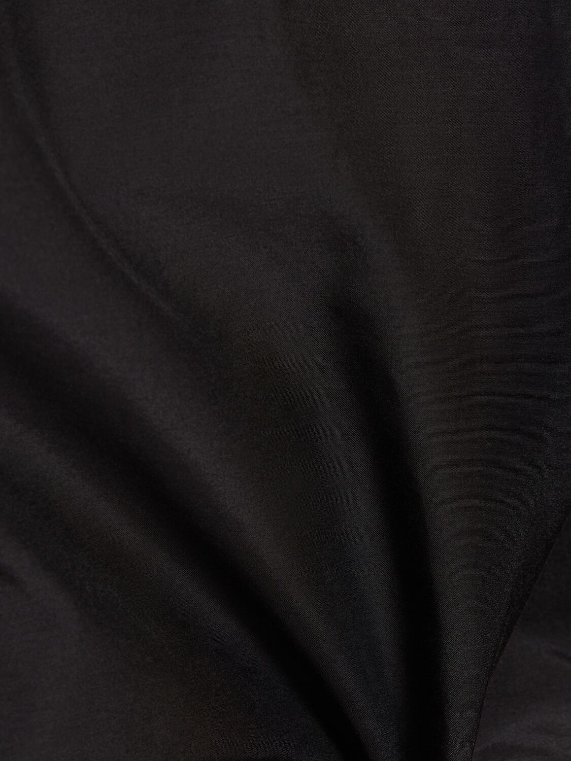 Loulou De Saison Cosma Gathered Sleeveless Top In Black