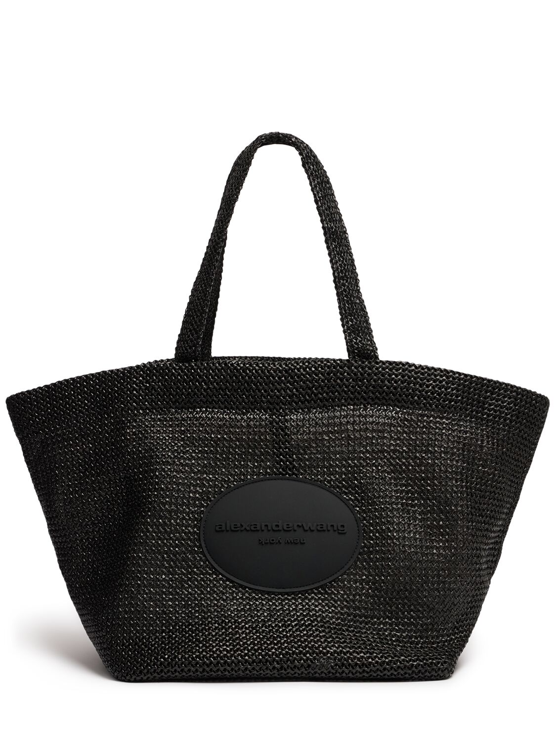 Xl Punch Raffia Effect Tote Bag