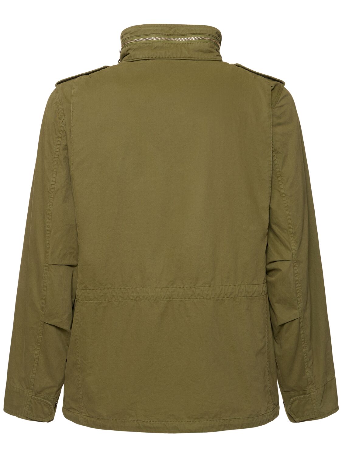 Unlined Cotton Gabardine Filed Jacket