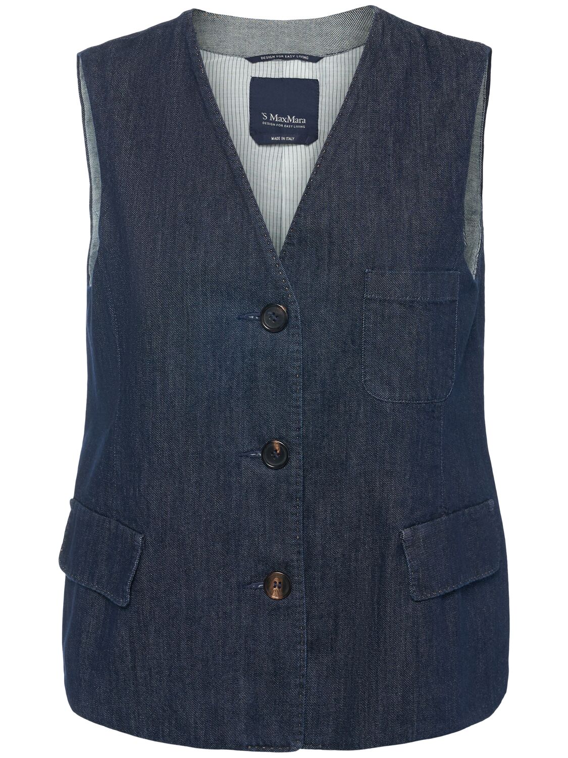 's Max Mara Cinzia Denim Vest