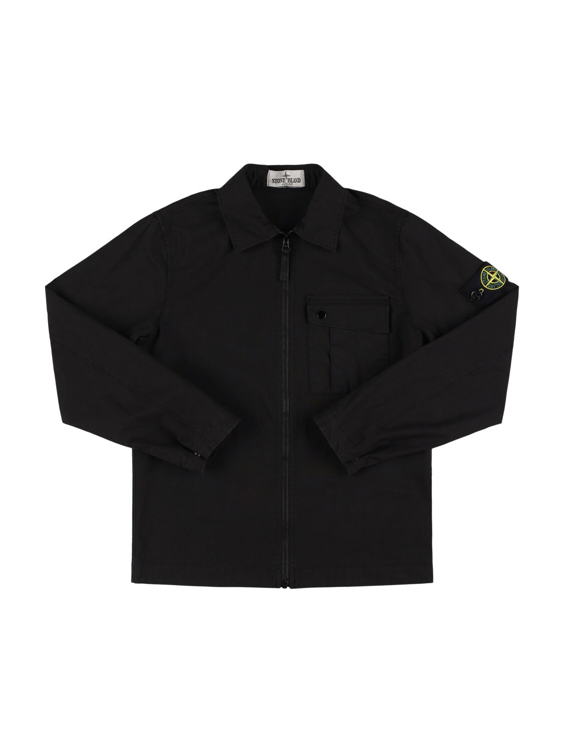 STONE ISLAND JUNIOR Cotton Blend Overshirt