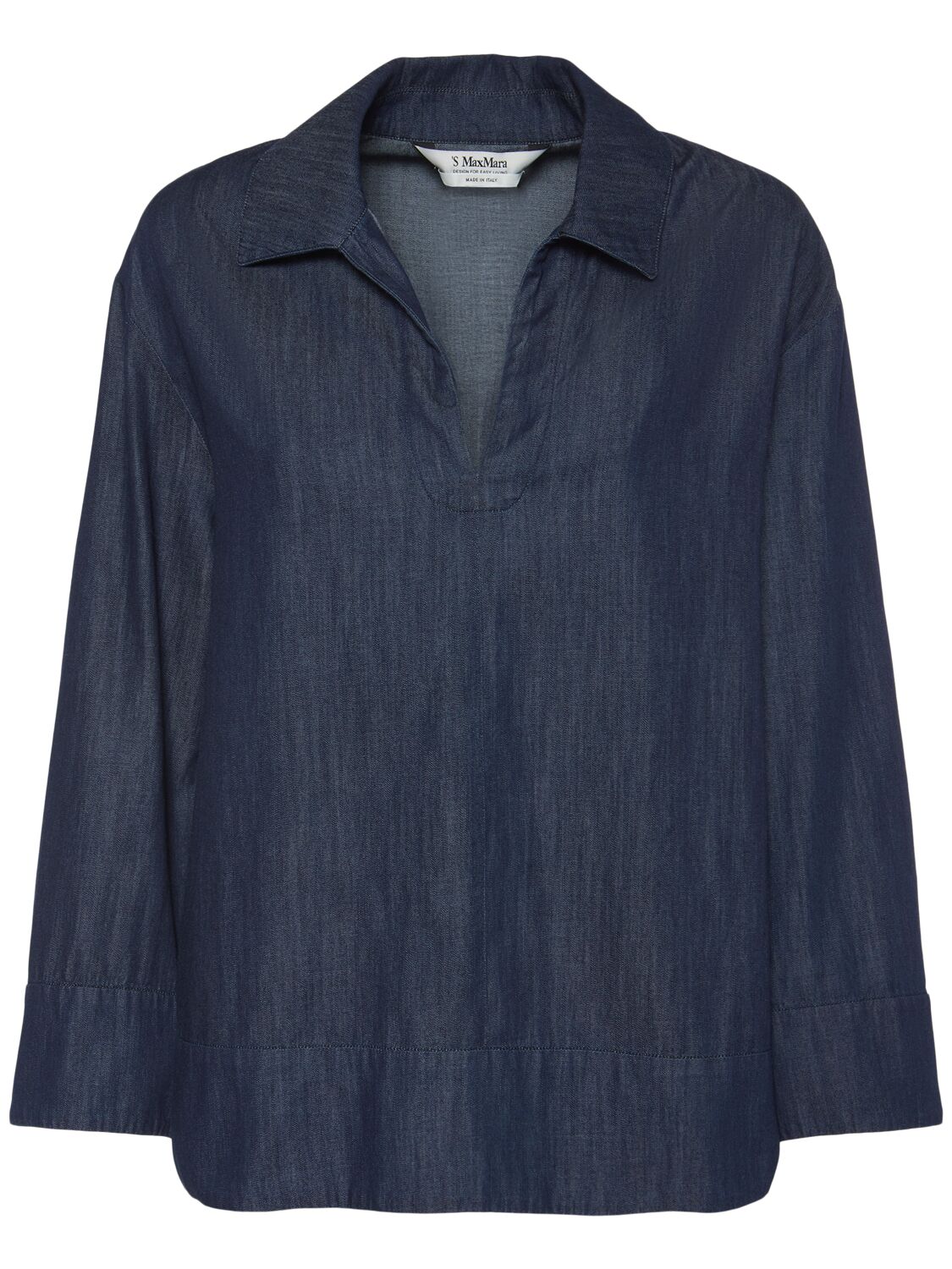 's Max Mara Caterina Denim Blouse