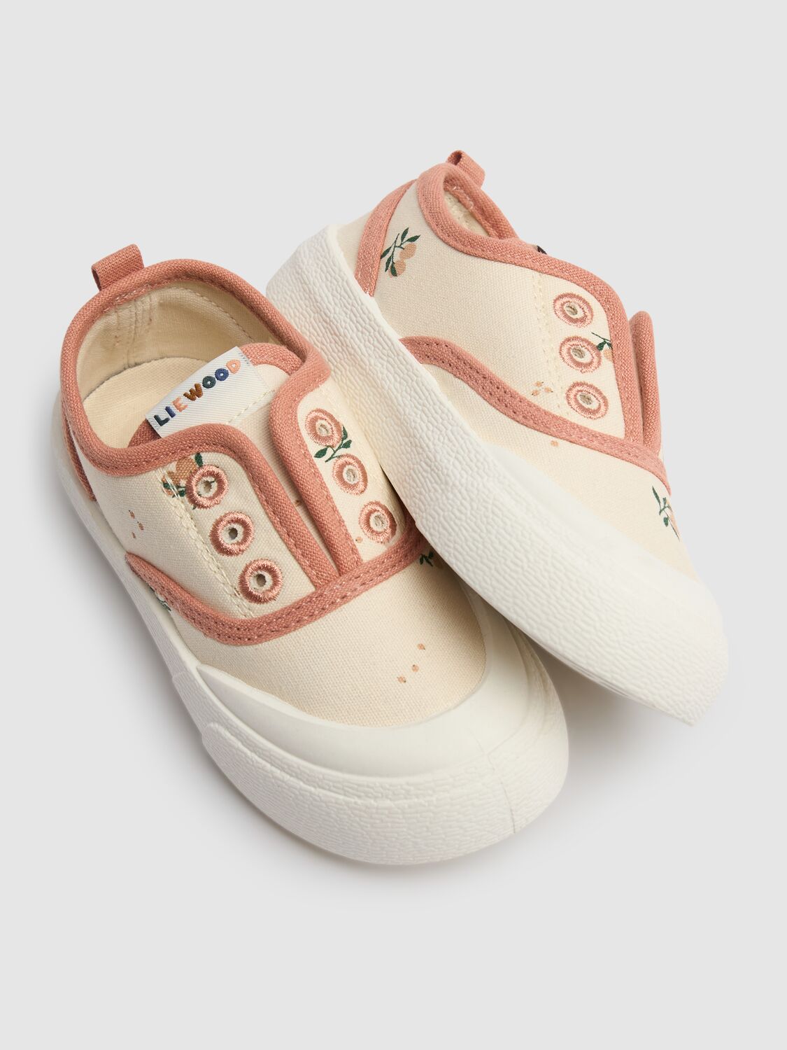 LIEWOOD HANDMADE COTTON CANVAS SLIP-ON SNEAKERS 