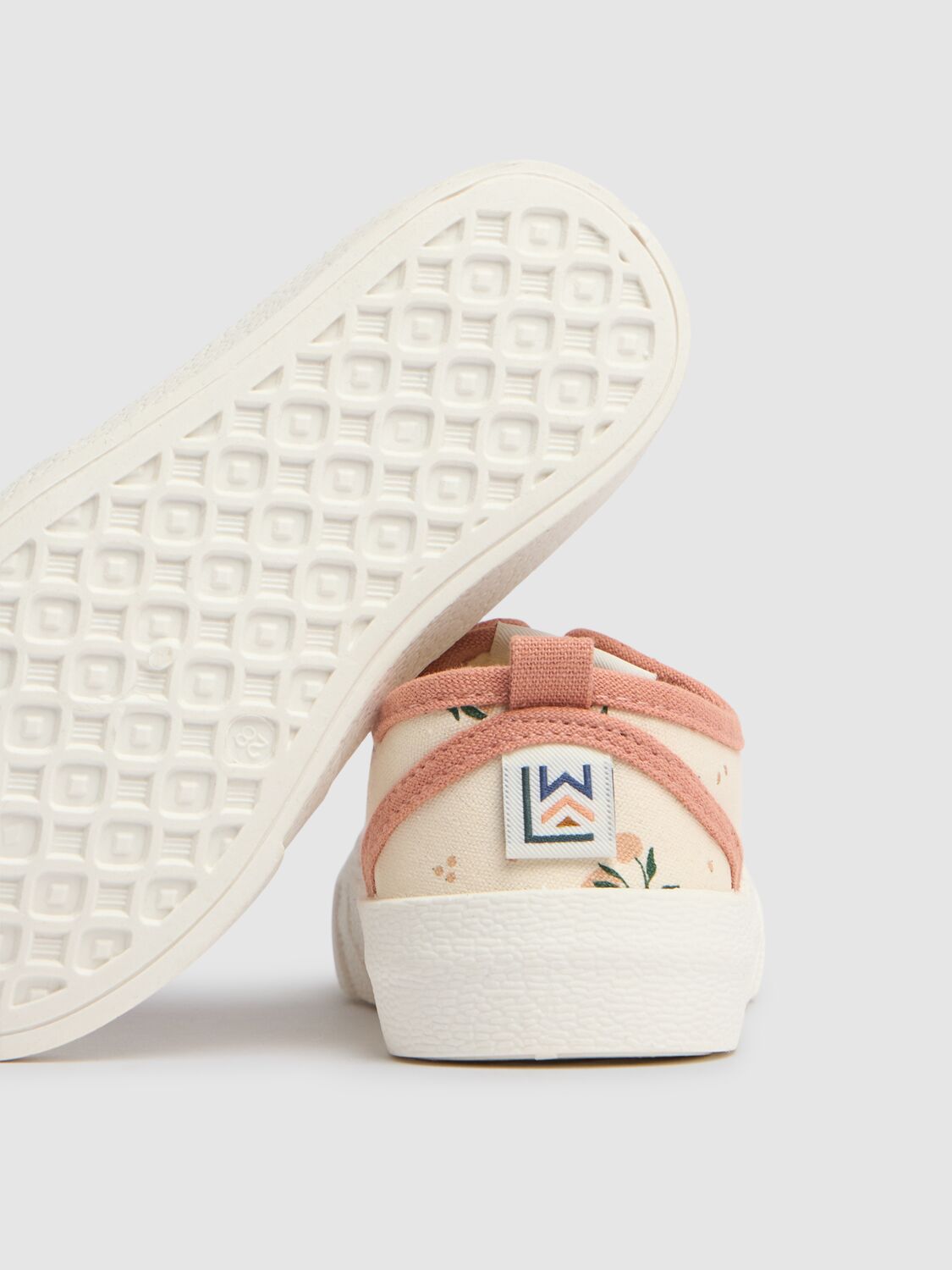 LIEWOOD HANDMADE COTTON CANVAS SLIP-ON SNEAKERS 