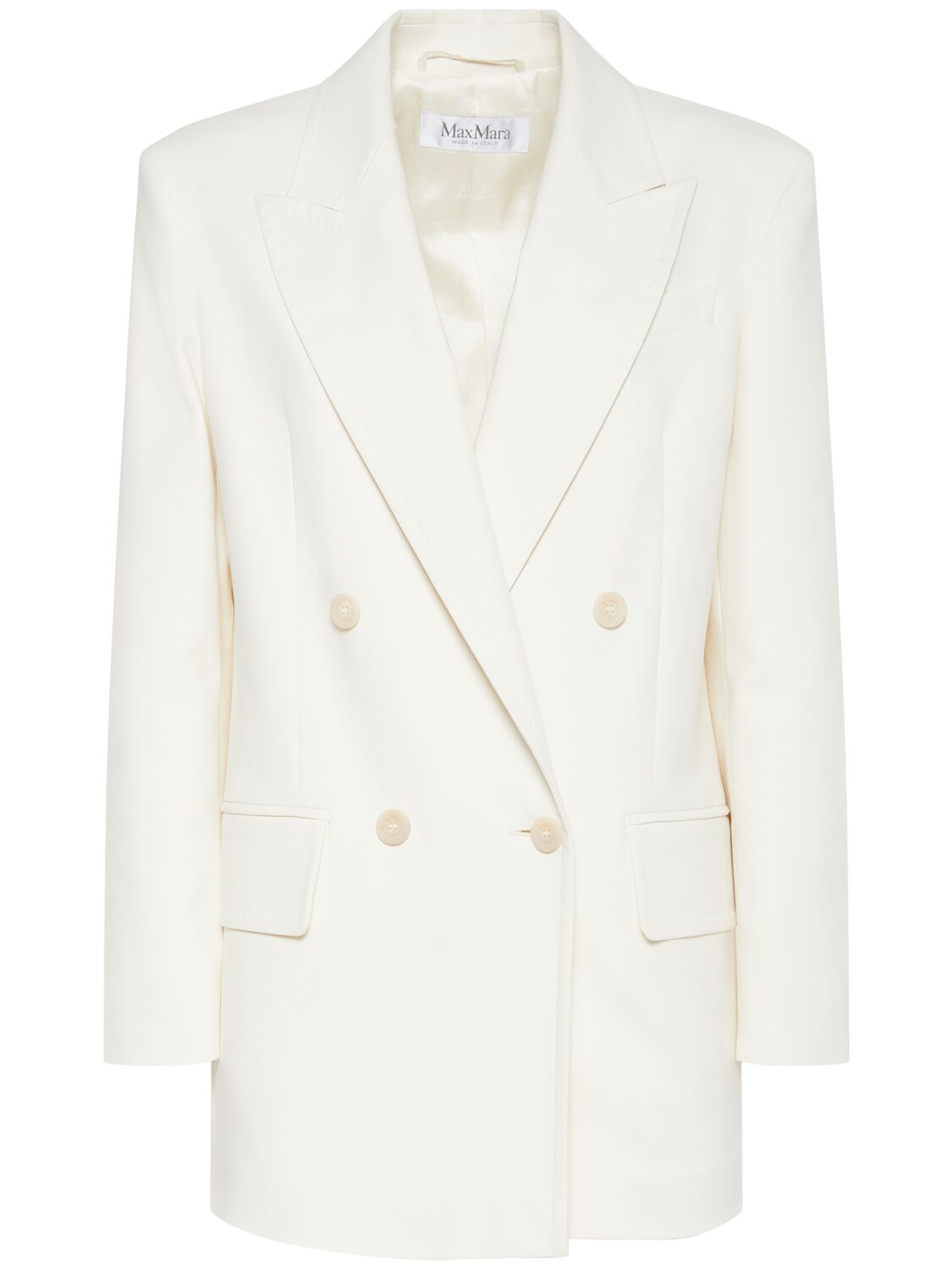 Max Mara Suez Double Cotton Blend Blazer