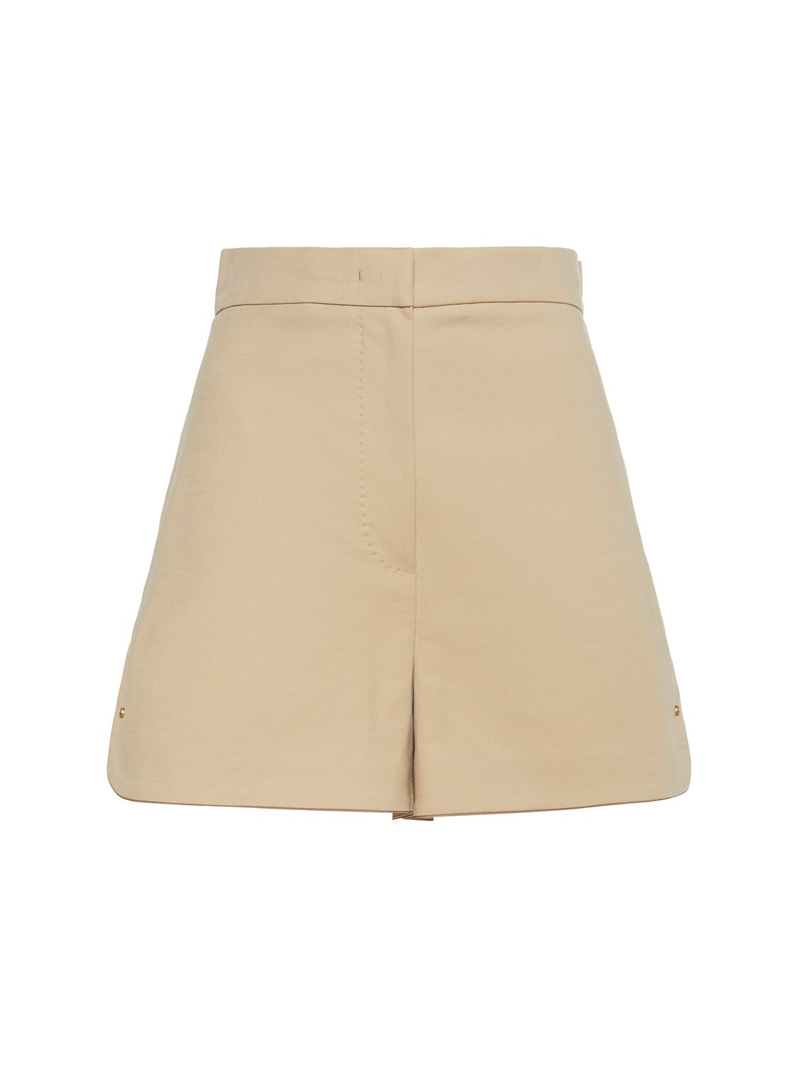 Max Mara Orbita High-rise Cotton-blend Shorts