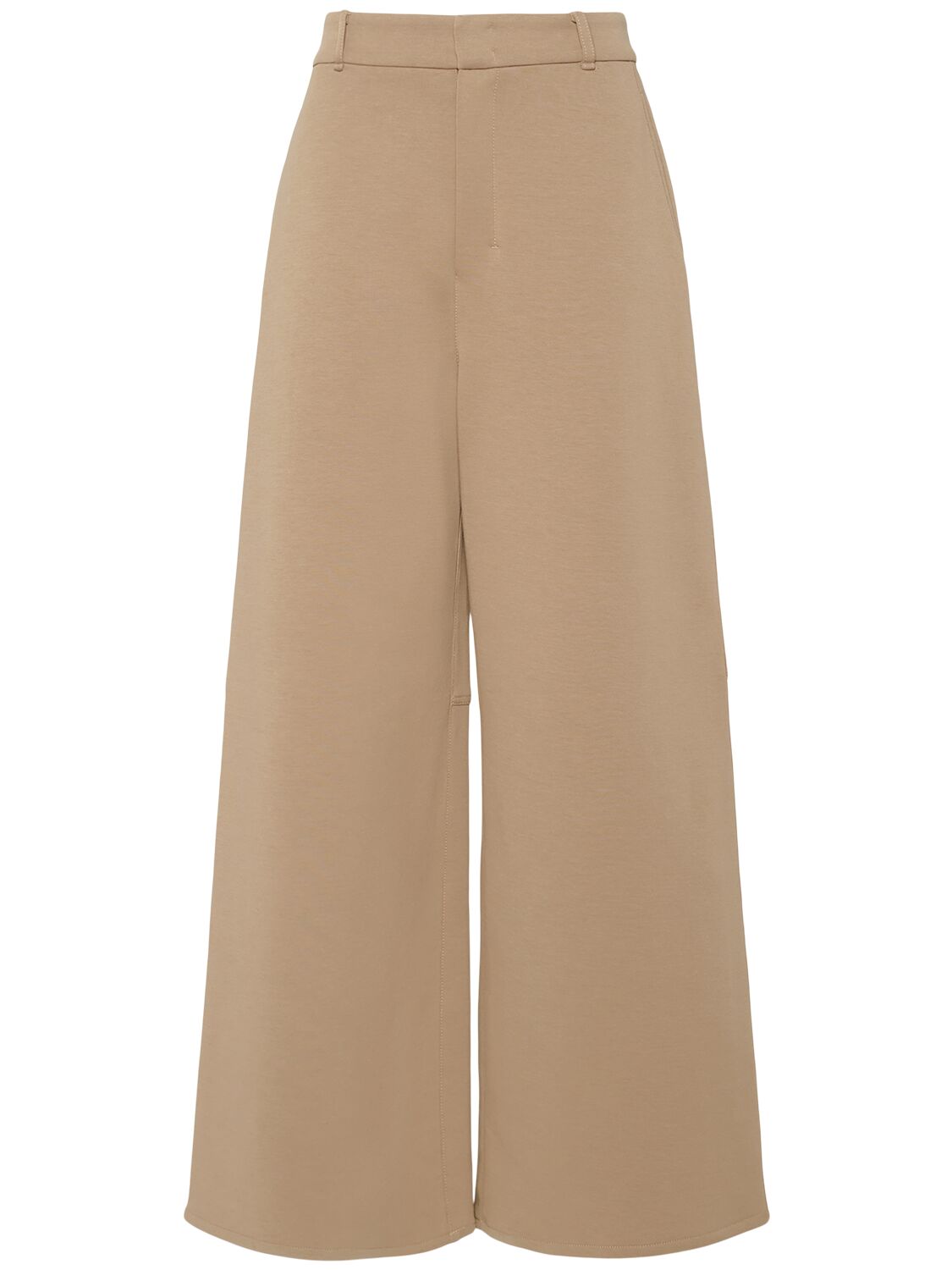 Merlot Jersey Wide Leg Pants