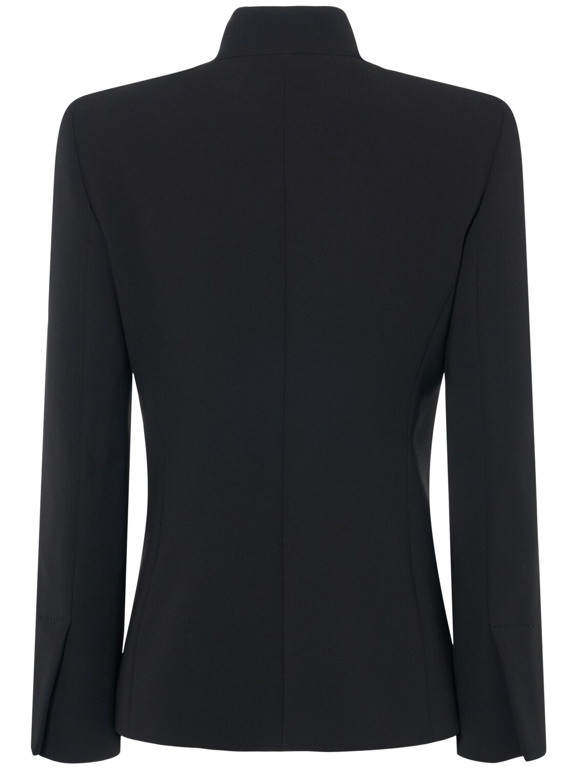 Max Mara Tailored Suit With Long Sleeves And Notched Lapel In Black