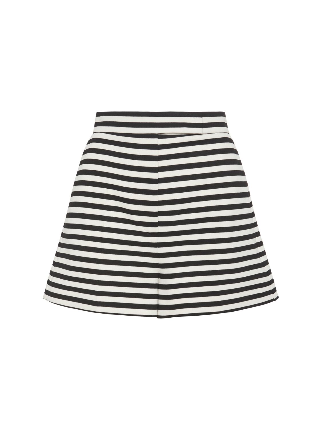 Max Mara Onirica Striped Jersey Shorts In Gray