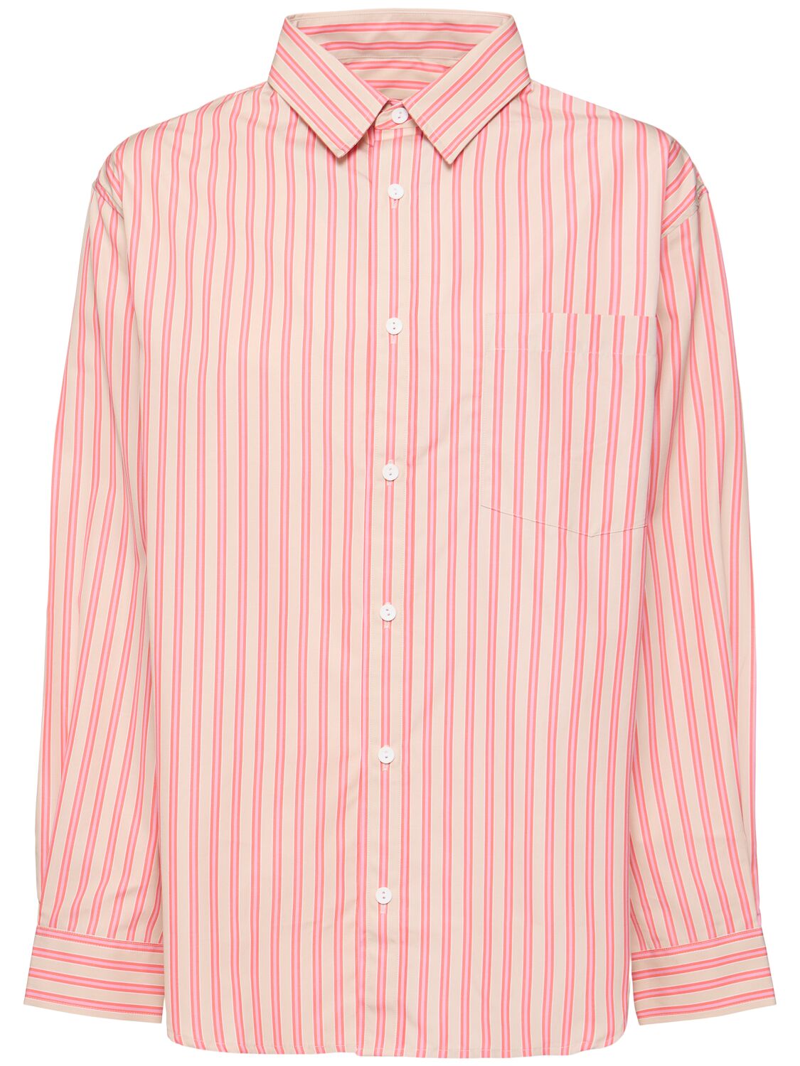 Classic Striped Cotton Poplin Shirt