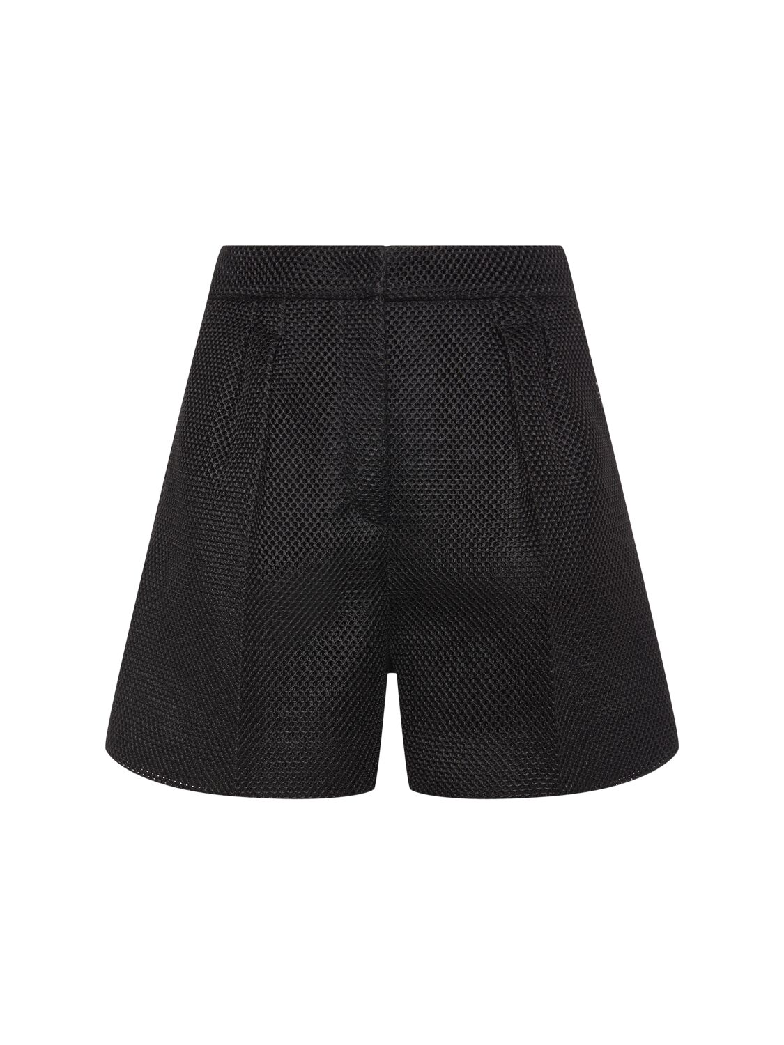 Max Mara Maxmara Women Avena - Short In Technical Network In Black