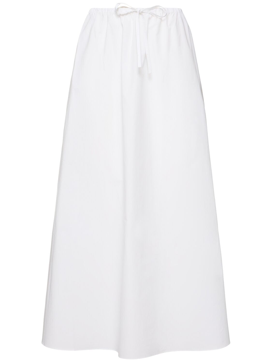 Cotton Poplin Maxi Skirt