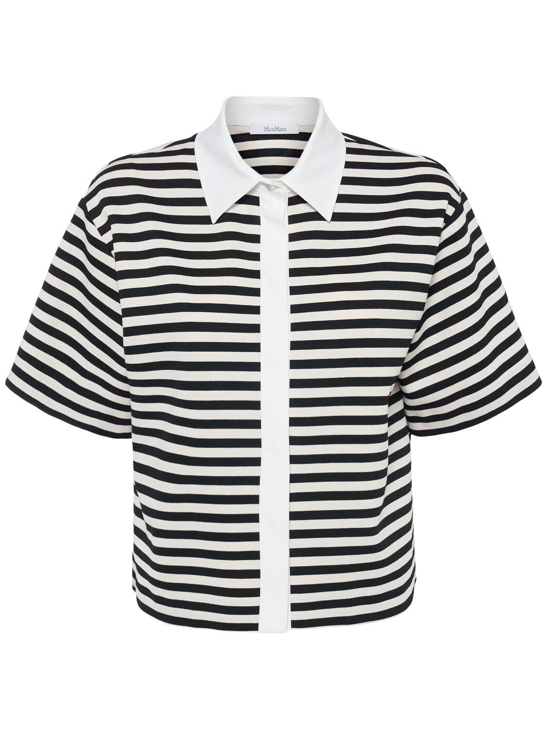 Max Mara Jersey Stripe Short-sleeve Wilson Shirt