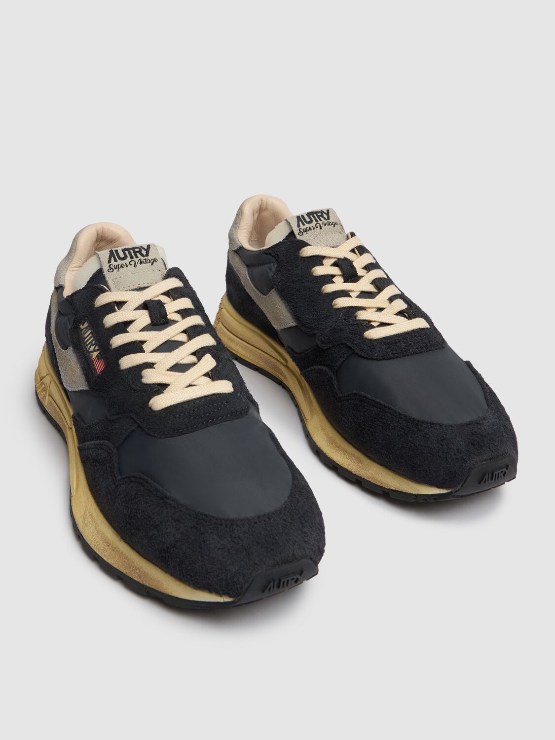 スニーカー AUTRY REELWIND SUPERVINTAGE SNEAKER Autry : Reelwind Supervintage Low Sneakers Black | Sotf