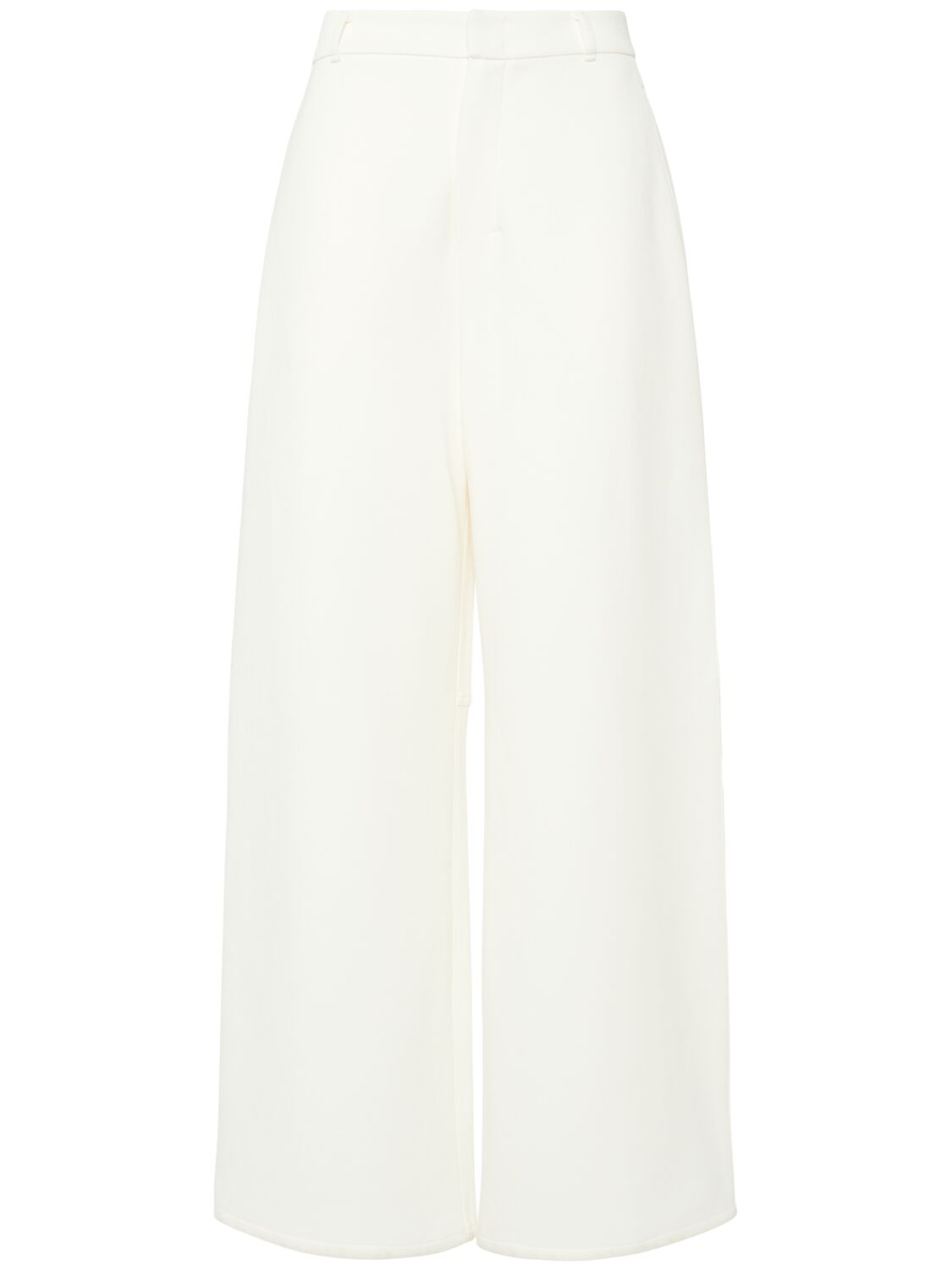 'S MAX MARA Merlot Jersey Wide Leg Pants