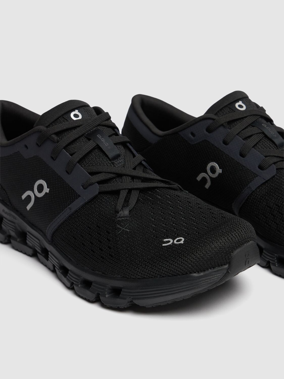 Shop On Cloud X 4 Sneakers In Black/eclipse
