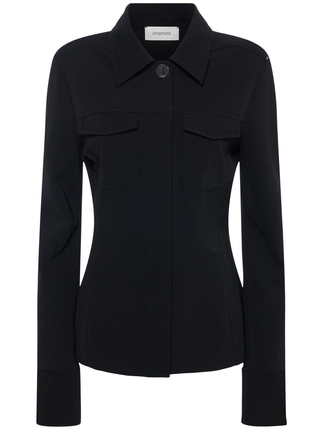 Wells Viscose Blend Crepe Jacket