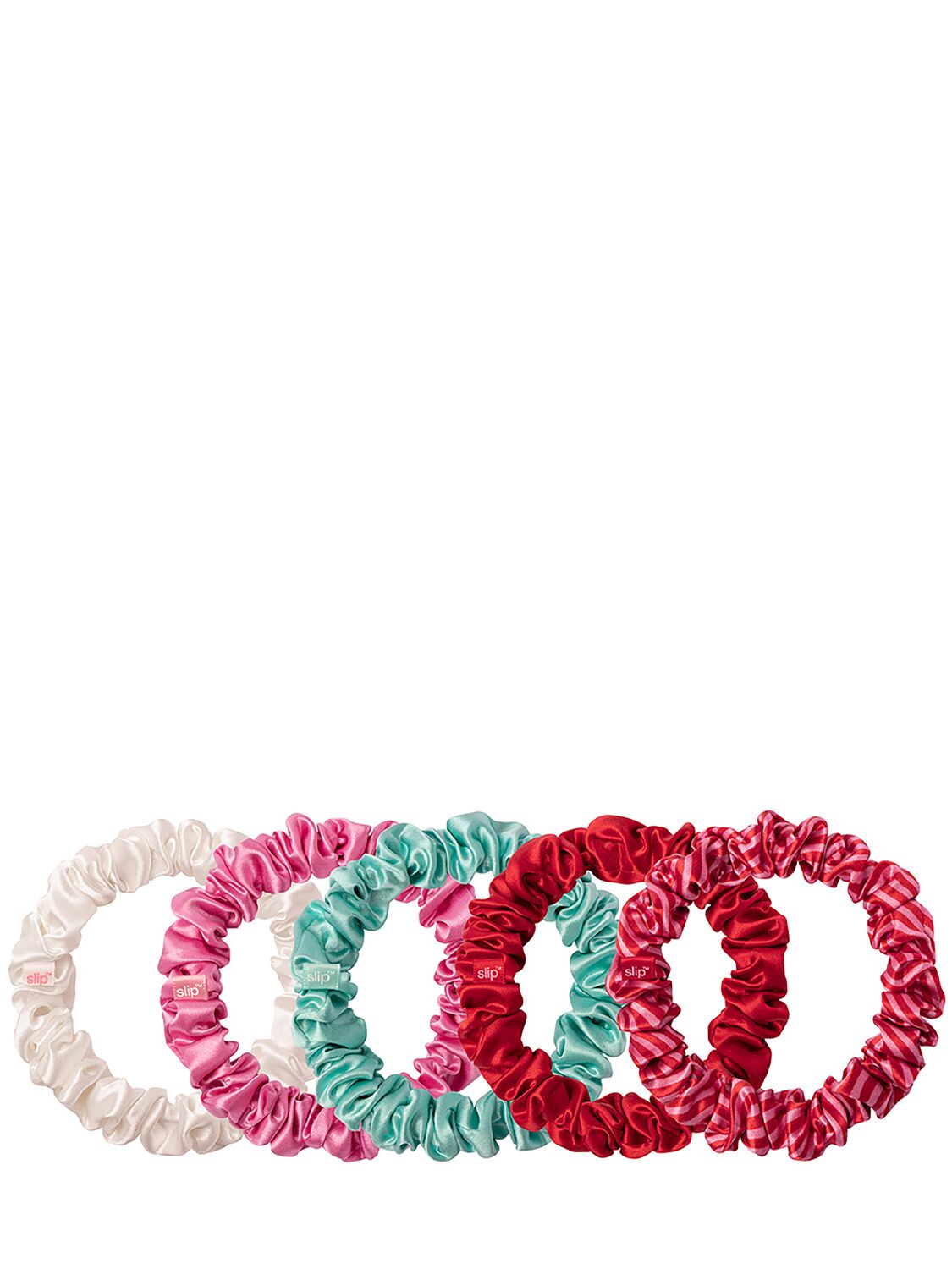 Set Of 5 Midi Scrunchies
