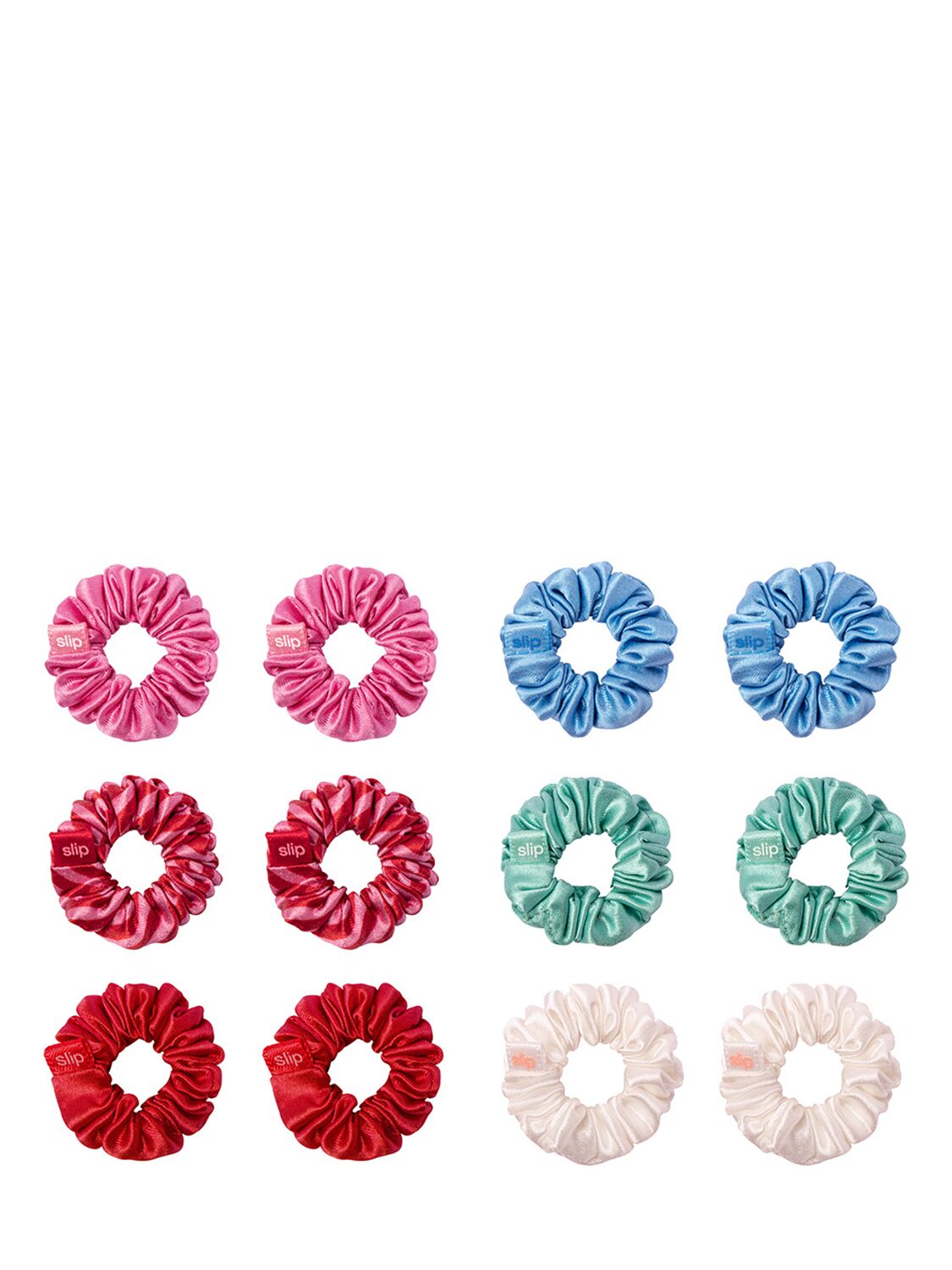 Set Of 12 Minnie Scrunchies