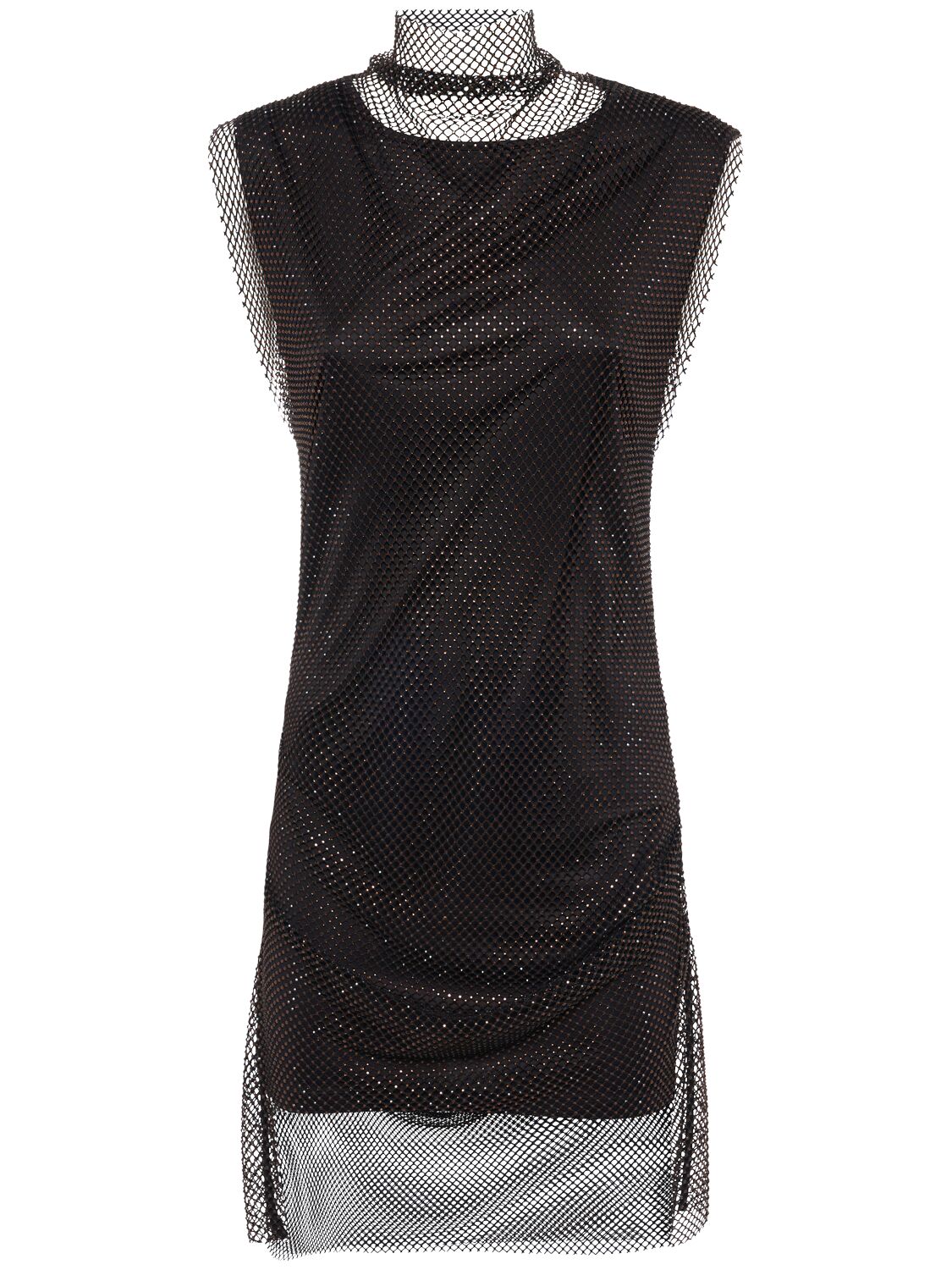 Empoli Embellished Net Mini Dress