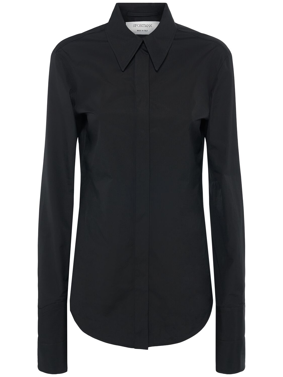 Oste Fitted Cotton Poplin Shirt