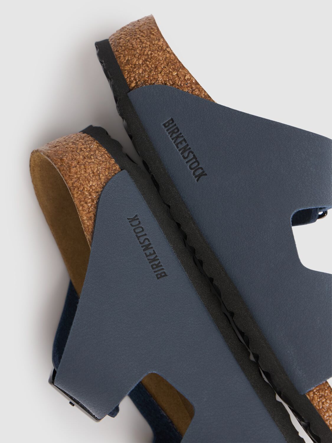 Birkenstock Arizona Soft Slide Sandal In Blue