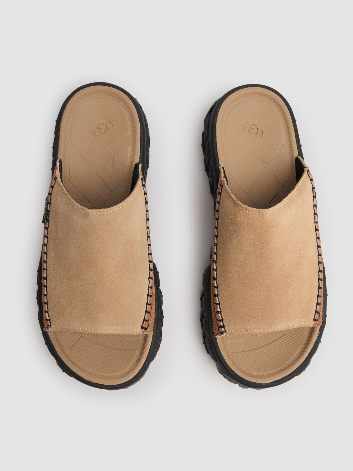 Ugg 40mm Venture Daze Suede Slides In Multicolor