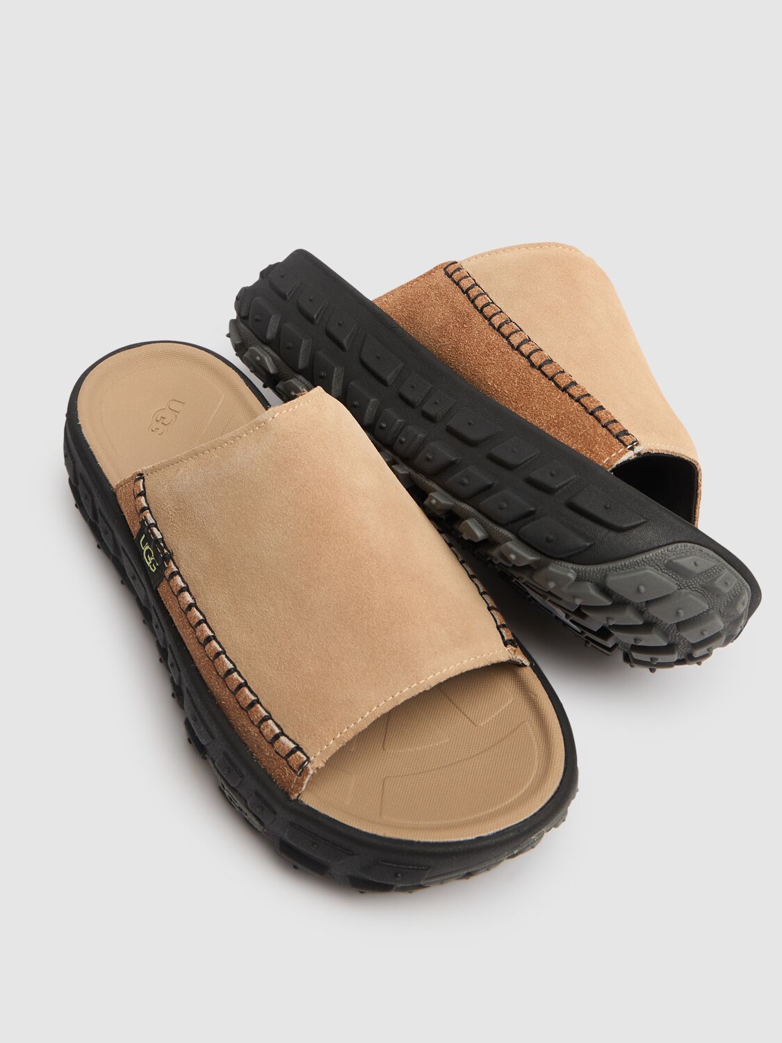 Ugg 40mm Venture Daze Suede Slides In Multicolor