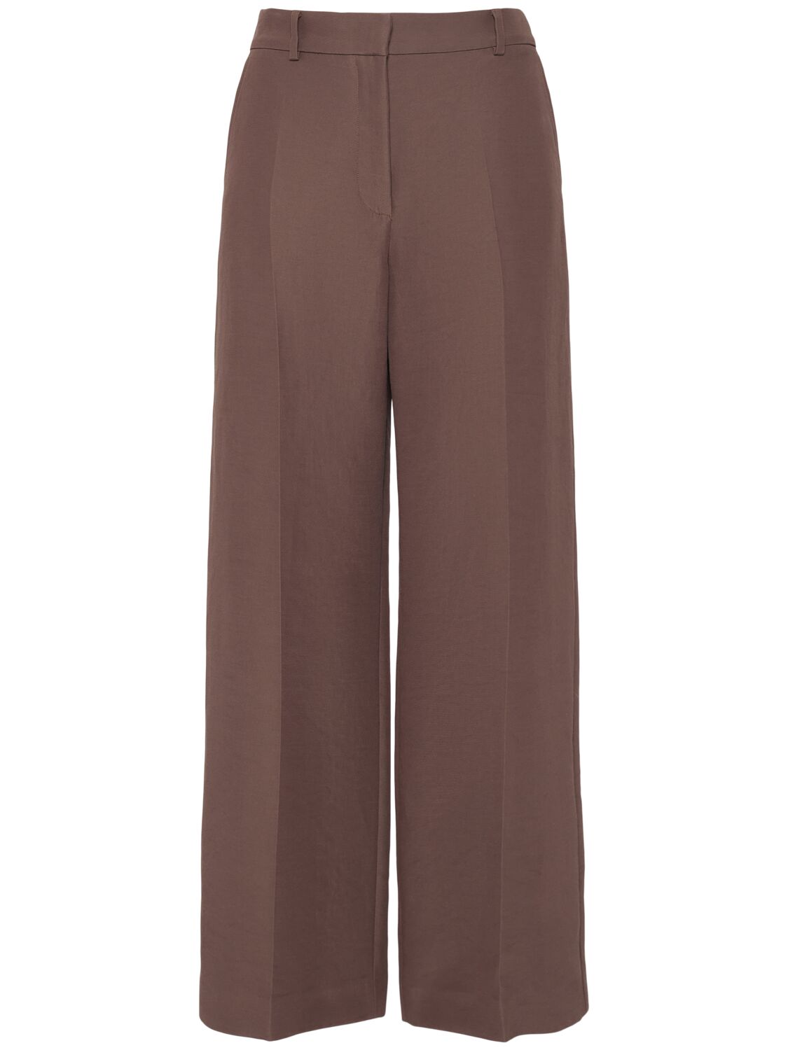 Weekend Max Mara Technical Cotton Palazzo Trousers