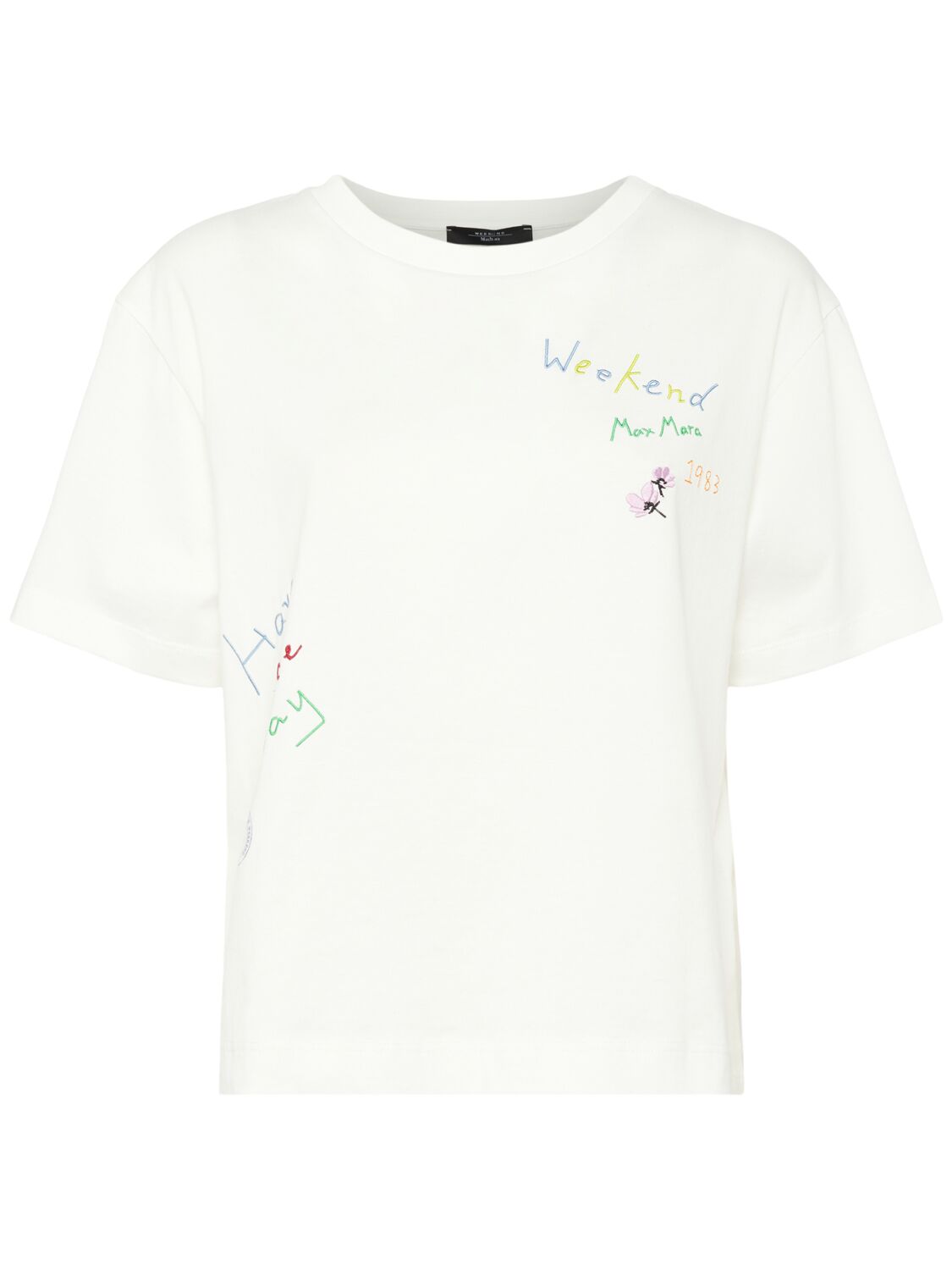Weekend Max Mara Acline Jersey Short Sleeved T-shirt