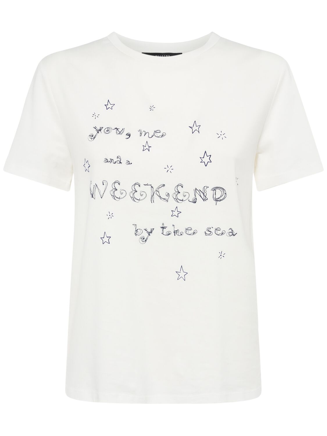 Weekend Max Mara Ara Printed Jersey Short Sleeved T-shirt