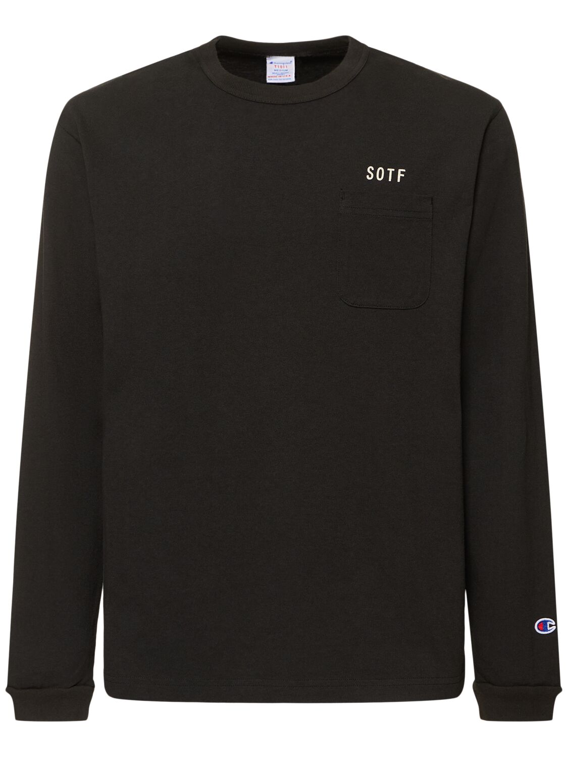 T-shirt En Jersey À Manches Longues Avec Poche - CHAMPION PINNACLE - Modalova