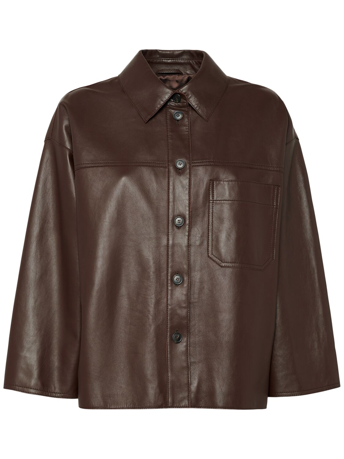 Veste En Cuir Stecca - WEEKEND MAX MARA - Modalova