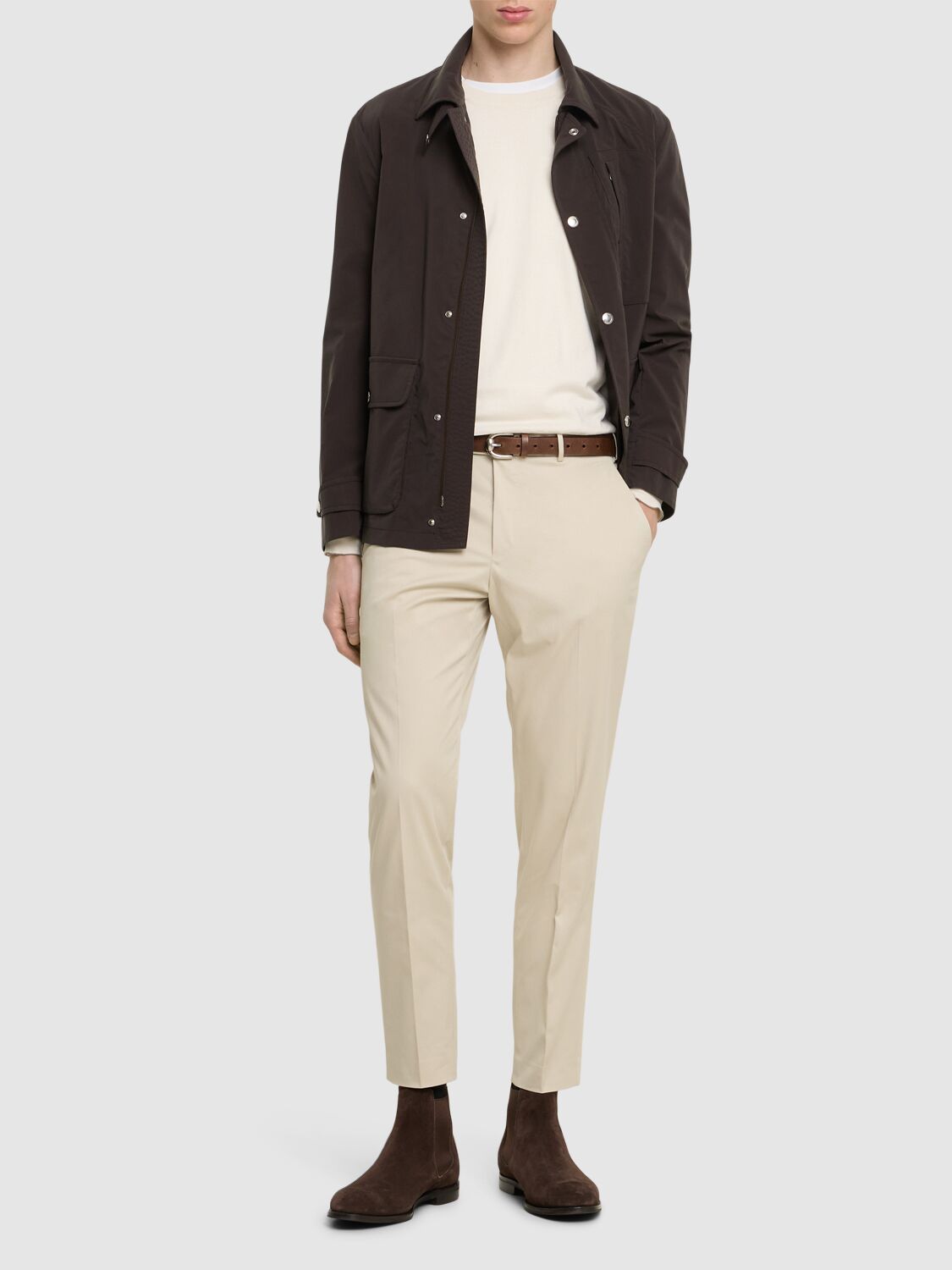 Pt Torino Pants In Beige Freddo