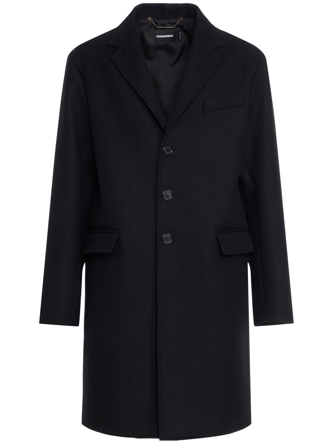 Manteau En Laine Mélangée Easy - DSQUARED2 - Modalova