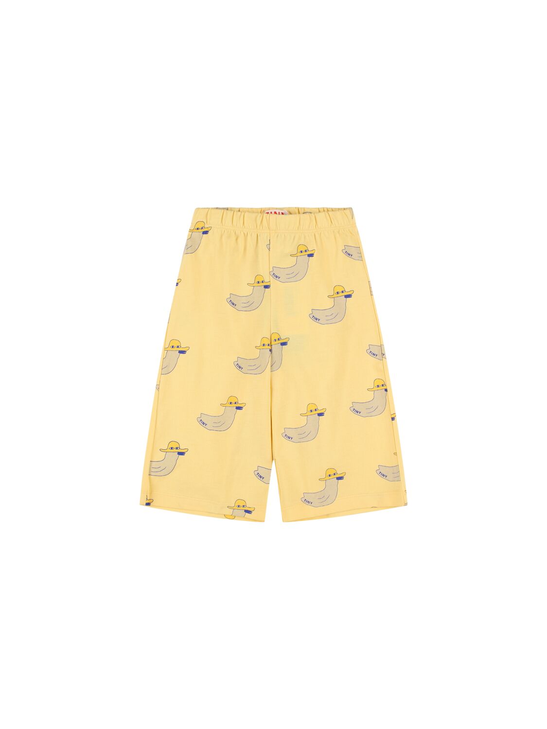 Tiny Cottons Printed Cotton Jersey Pants In Yellow