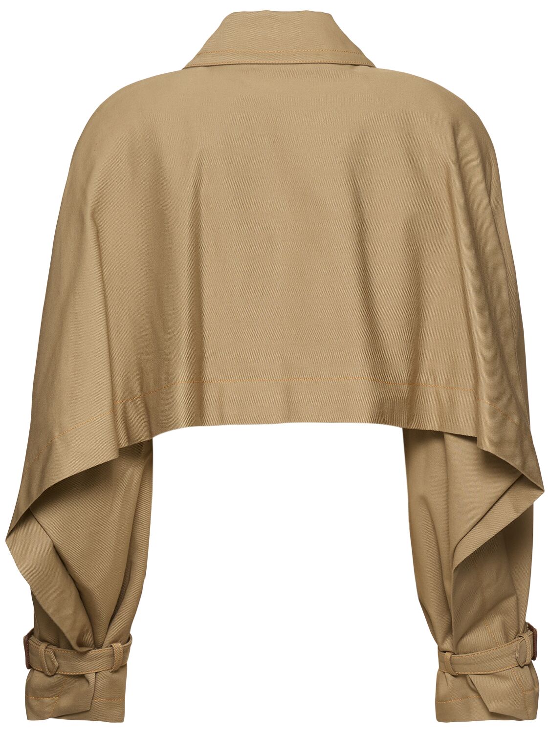 Vivienne Westwood Casual Jacket With Embroidered Detail And Epaulettes In Camel