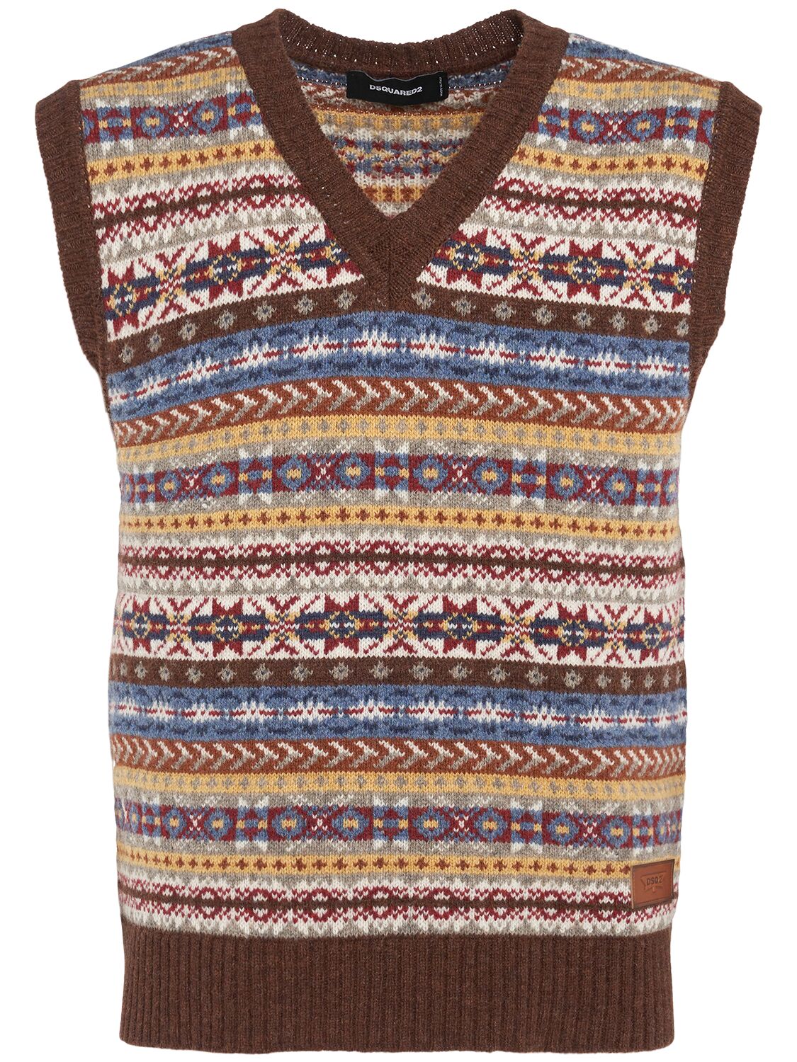 Pull Sans Manches En Maille - DSQUARED2 - Modalova