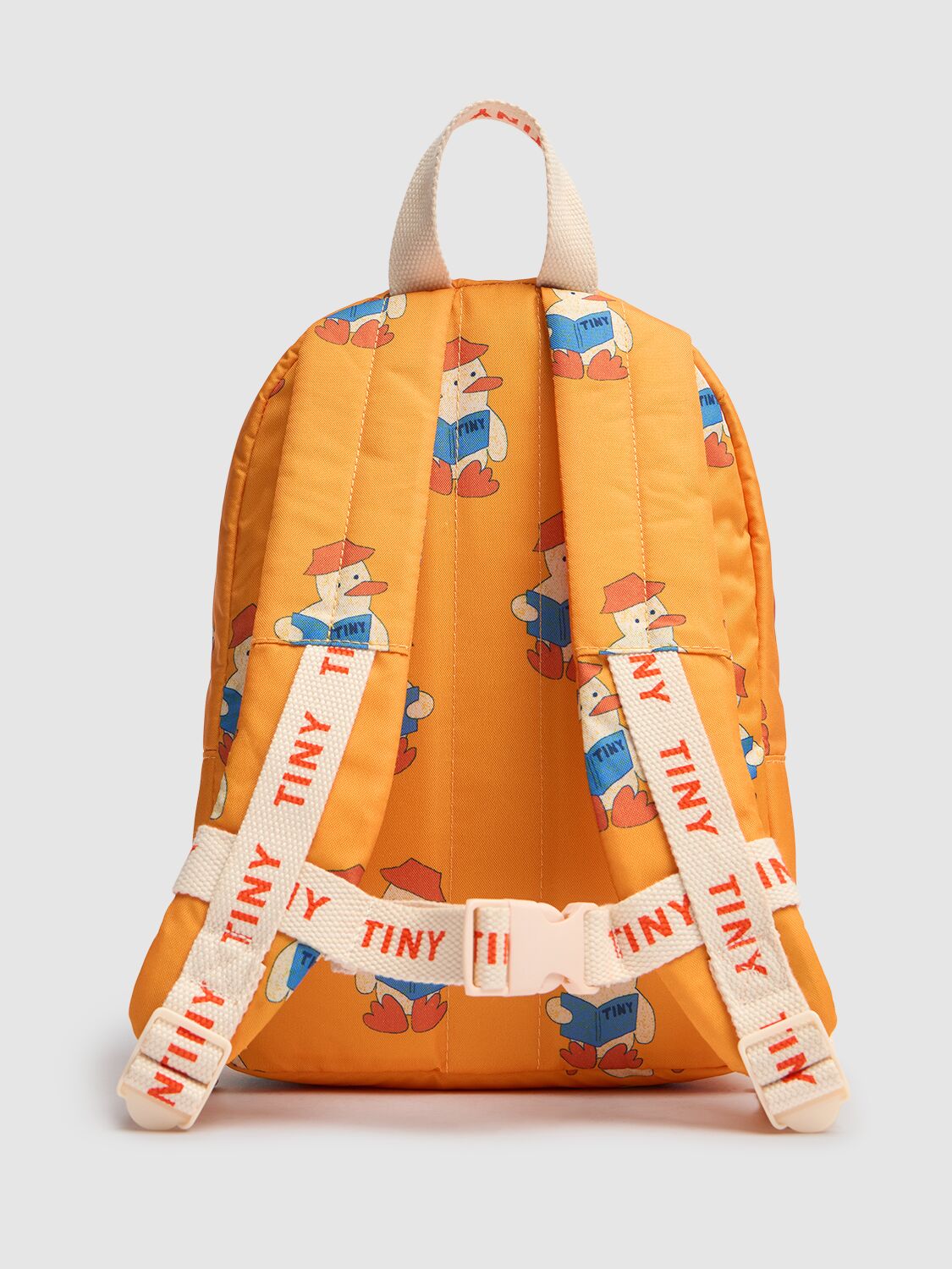 Tiny Cottons Printed Poly Backpack In Yellow