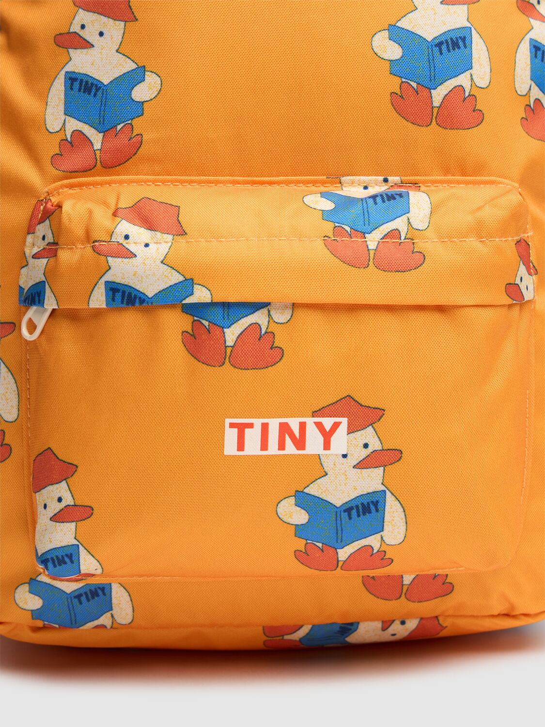 Tiny Cottons Printed Poly Backpack In Yellow