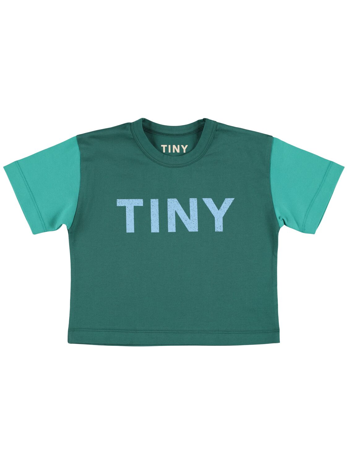 Tiny Cottons Printed Cotton Jersey T-shirt In 绿色