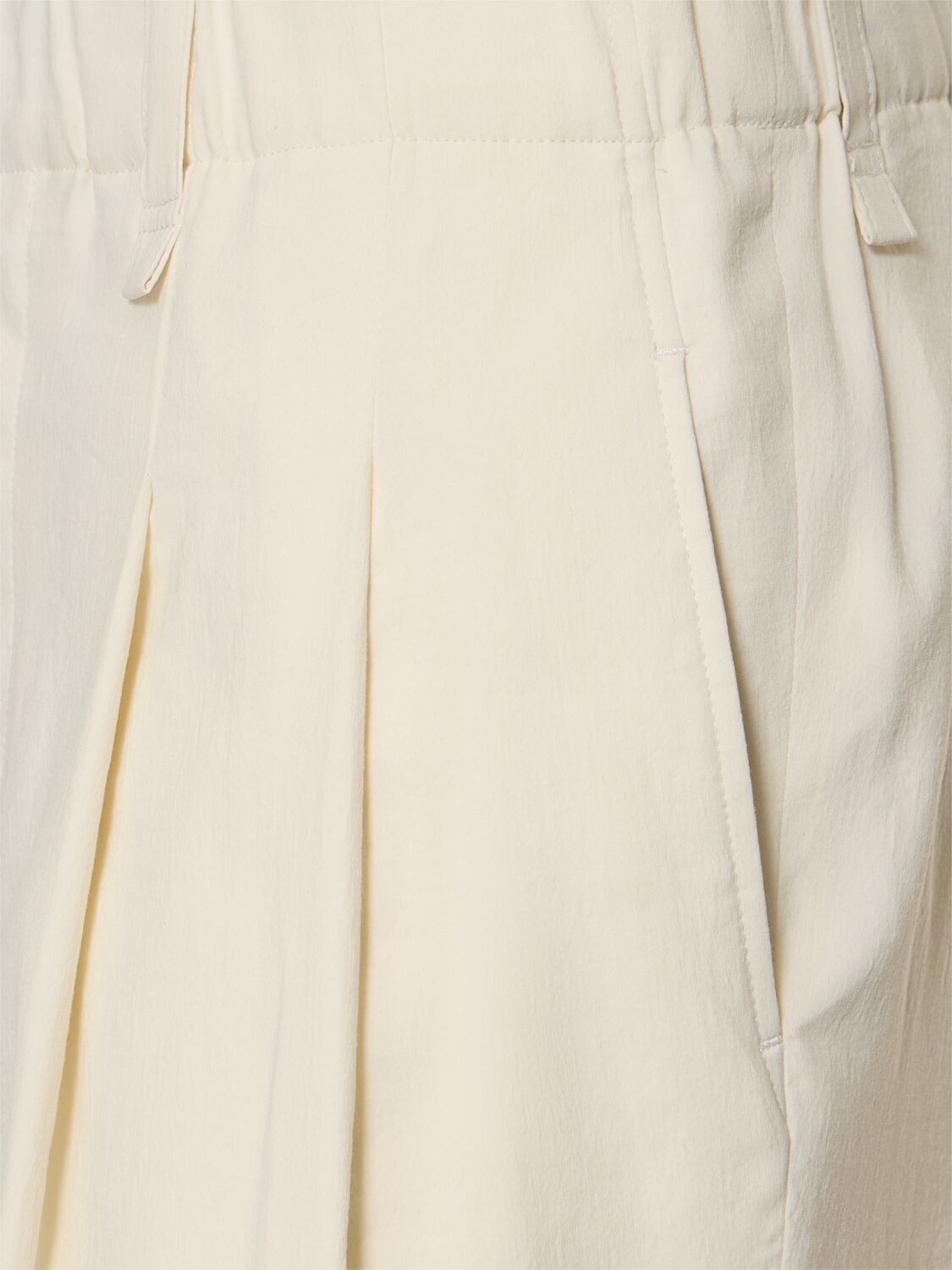 Shop Issey Miyake Personality Wide Pants In White