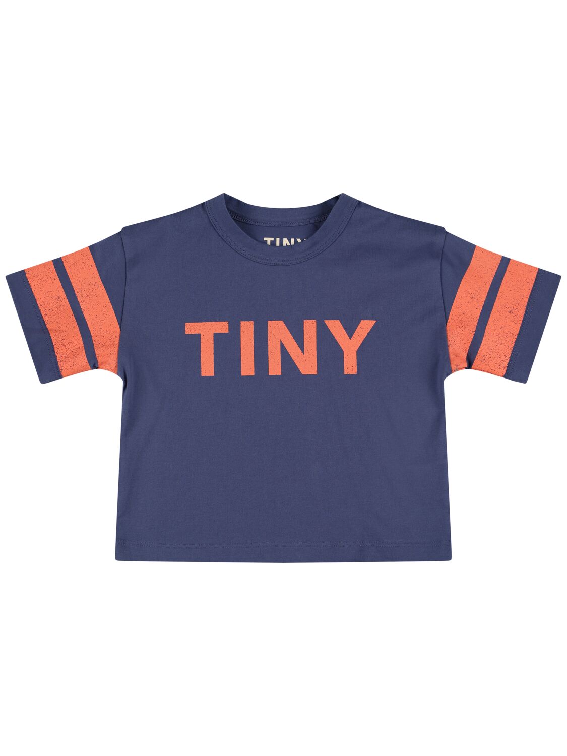 Tiny Cottons Kids' Printed Cotton Jersey T-shirt In 蓝色